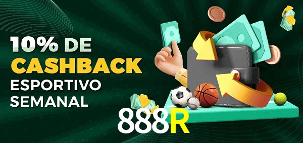 10% de bônus de cashback na 888R